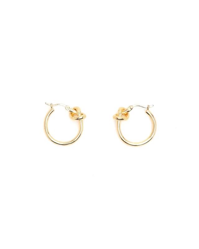 Celine Knot Hoop Earrings from A Retro Tale, photo 3 of 4