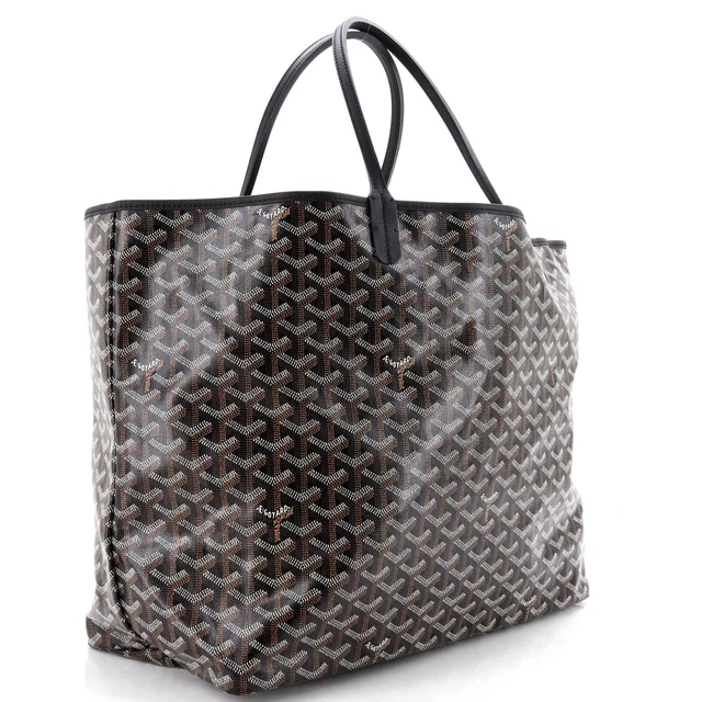 Goyard Saint Louis Tote Coated Canvas GM in black Coated canvas from Rebag, photo 3 of 7