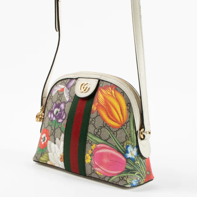 Gucci GG Flora Ophidia Small Shoulder Bag in Canvas from Labellov, photo 2 of 2