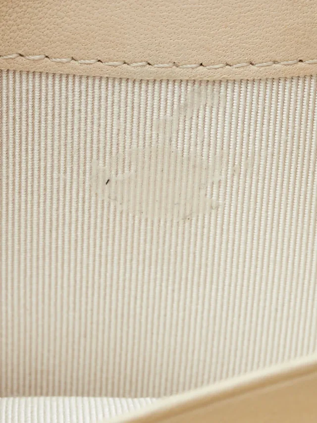 Chanel Light White/Black Lambskin Leather Zigzag Stitch L-Gusset Zip Wallet in Black Lambskin from Yoogis, photo 12 of 14