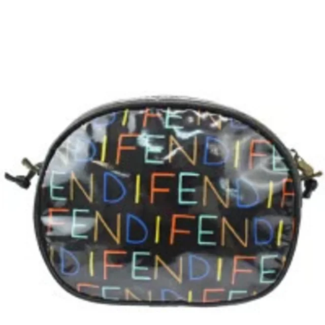 Fendi Pochette Shoulder Bag Black Vinyl Leather in black Leather from Poshmark, photo 3 of 7