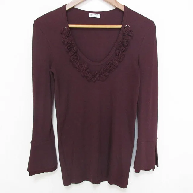 Brunello Cucinelli Cotton Knit Top from LuxUness