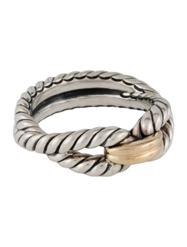David Yurman Cable Loop Band Ring in multicolor from The RealReal