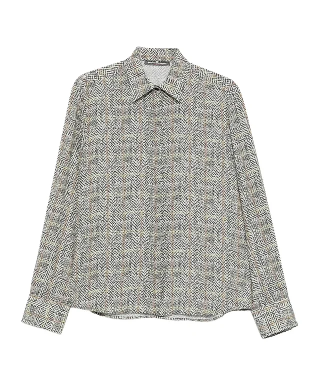 Ermanno Scervino geometric-print button-down shirt from SENSER, photo 1 of 1