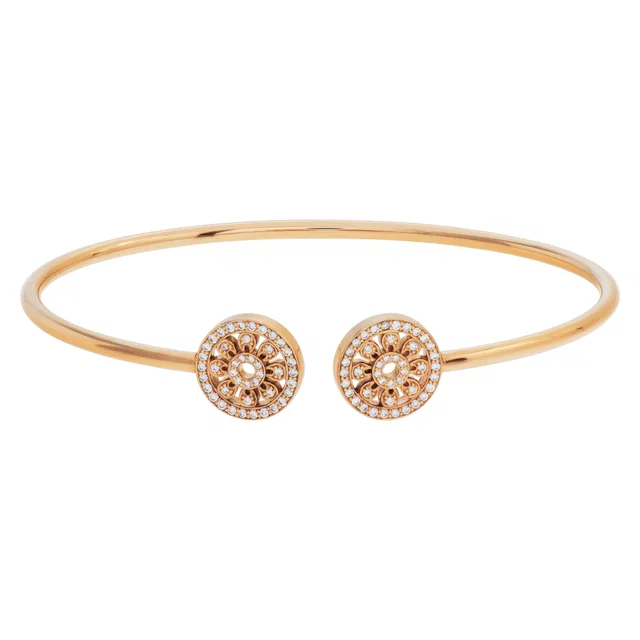 Tiffany & Co. Flower Wire bangle in Pink Rose Gold from Gray And Sons