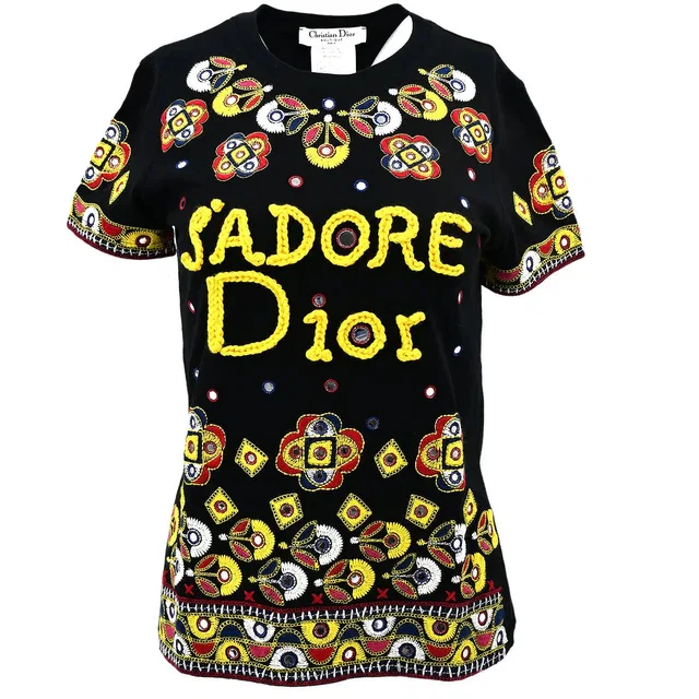 Spring 2004 by John Galliano J'adore Dior embroidered top #38 from AMORE Vintage Tokyo