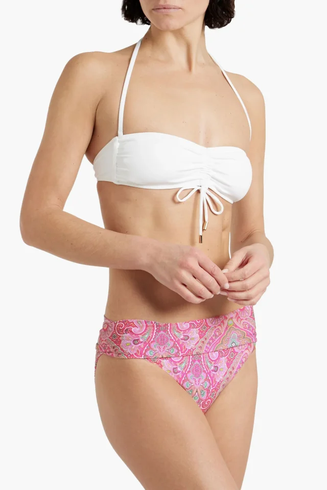 Melissa Odabash Brussels Paisley-Print Mid-Rise Bikini Briefs, photo 3 of 5 from THE OUTNET