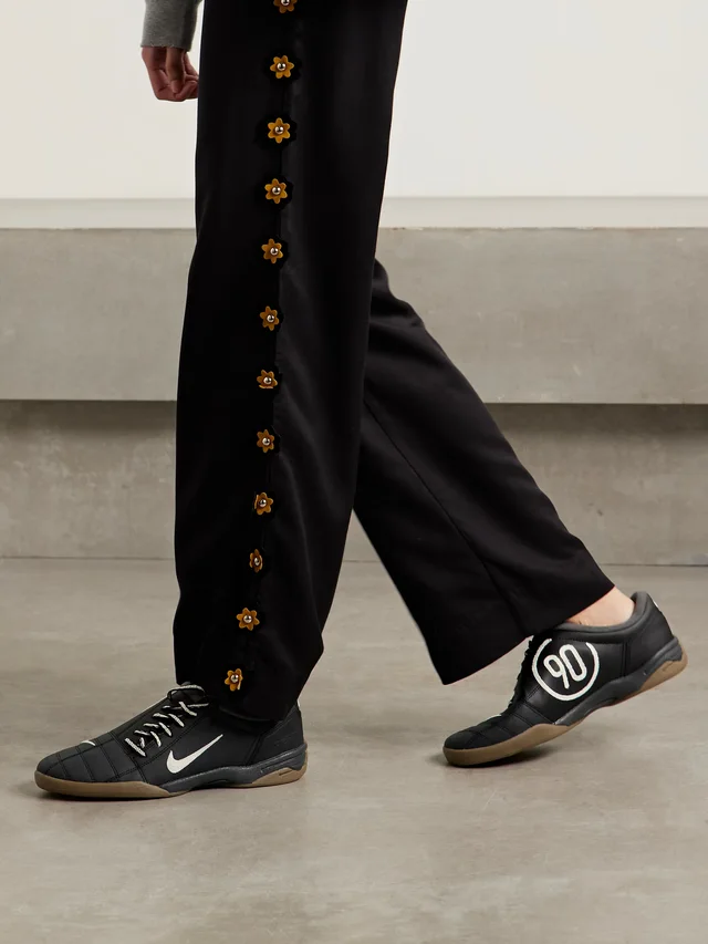 NIKE Total 90 leather sneakers in Black, photo 2 of 2 from NET-A-PORTER (Canada)