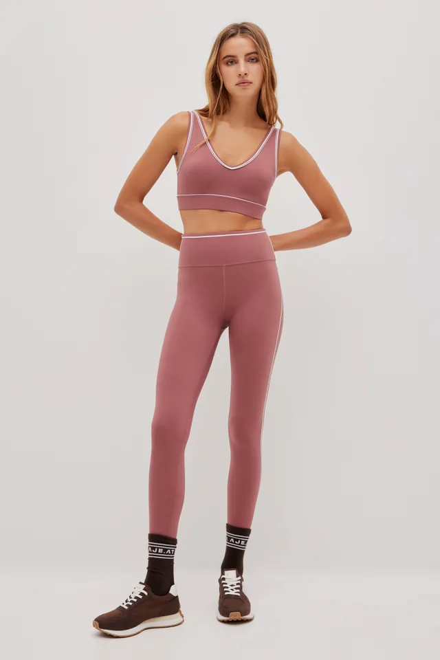 Athletica Piping Sports Bra 337 in Pink from Aje, photo 1 of 1