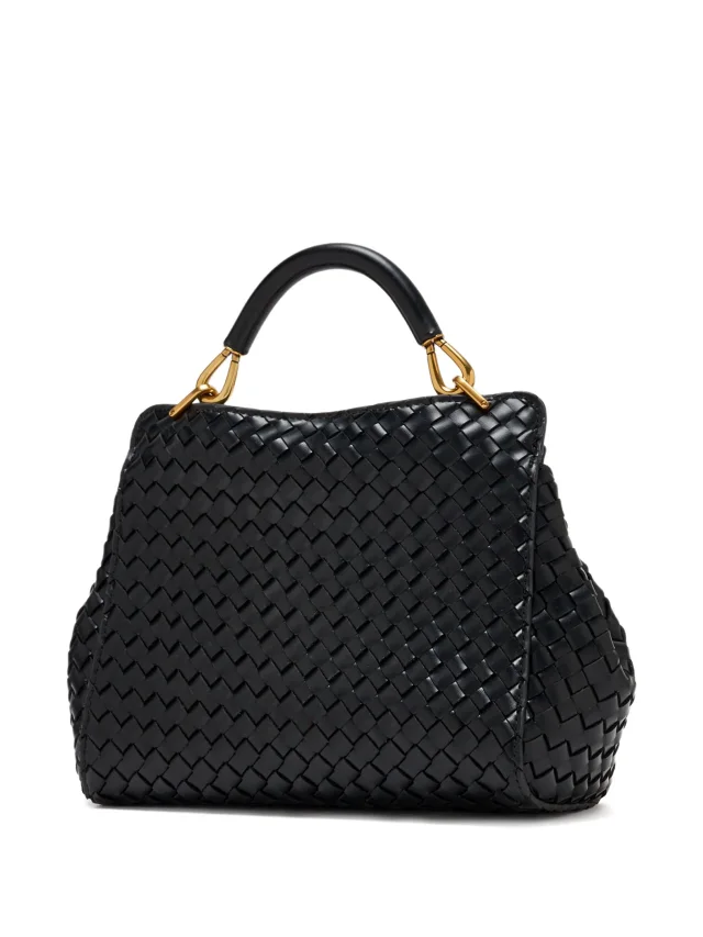 JW Pei Lucia top-handle leather tote bag in Black, photo 2 of 4 from FARFETCH