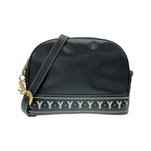 Saint Laurent Vintage Shoulder Bag in Leather from The Reluxe