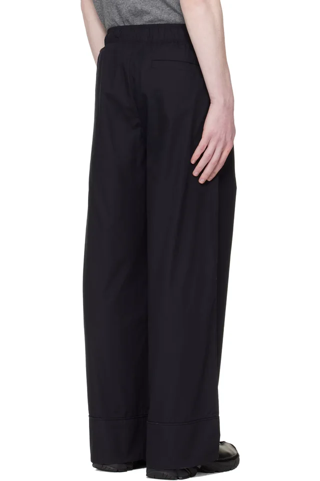 Entire Studios Black Pajama Lounge Pants, photo 3 of 4 from SSENSE