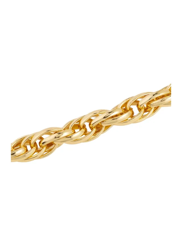 FEDERICA TOSI 'Lace Rose' Gold color Necklace with Chain Design and Claw Clasp Closure in Metal for Women, photo 4 of 6 from Gaudenzi Boutique
