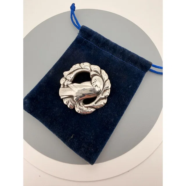 Georg Jensen Vintage Dove Pin 123 Sterling Silver in gray|silver from Poshmark