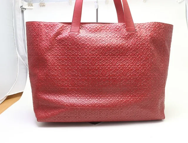 Loewe Repeat Anagram Leather Tote Bag in Leather from The Reluxe, photo 2 of 2