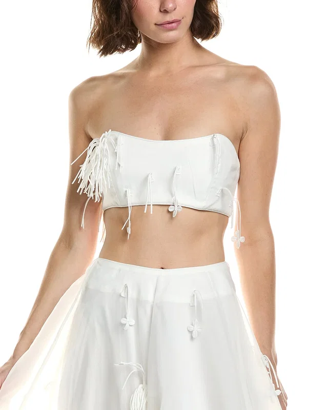 Bardot Marcelle Crop Top, image 1 of 1 from Gilt