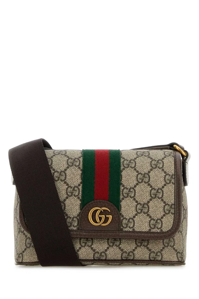 Gucci Ophidia Crossbody Bag — Beige T Polyurethane Polyamide in Beige Coated canvas from HEWI
