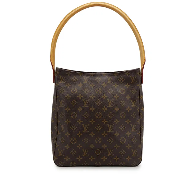 Louis Vuitton Monogram Looping GM Shoulder Bag Brown M51145 in Brown Coated canvas from Luxury Promise