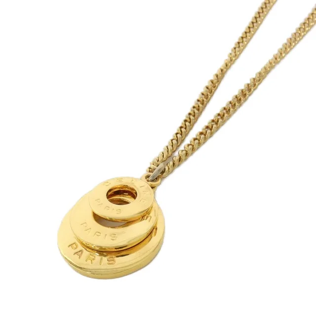 [vintage] CELINE Necklace in GOLD 長さ: 42cm トップ 横x縦: 2.5cmx2.5cm from KOMEHYO