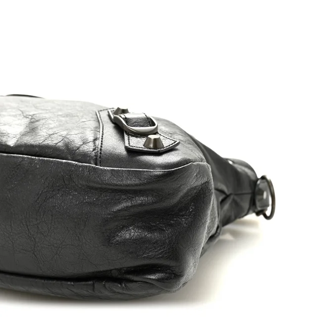 Balenciaga Agneau Classic Hardware Town Black in Black Lambskin from FASHIONPHILE, photo 10 of 10