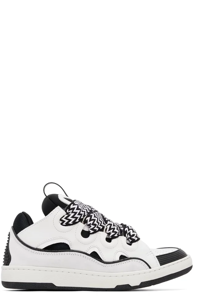 White Curb Sneakers