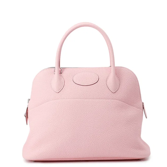 Hermès Bolide Verso Rose Sakura / Nata Taurillon Clemence Size 31 in Pink Clemence leather from GALLERY RARE