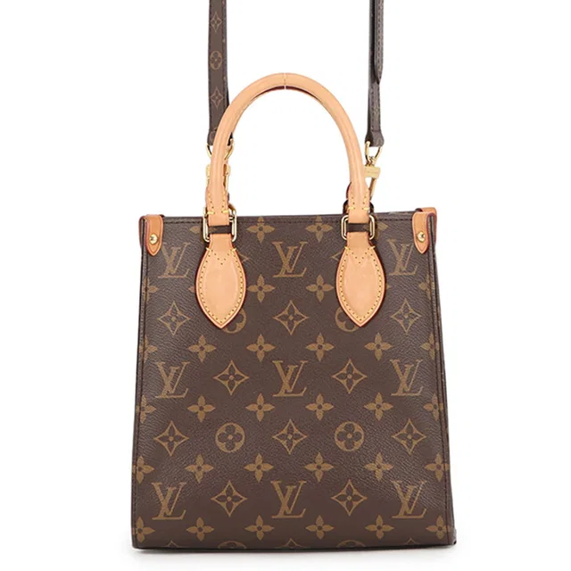 Louis Vuitton Sac Plat BB RedM46265 Monogram Size BB in Leather from GALLERY RARE