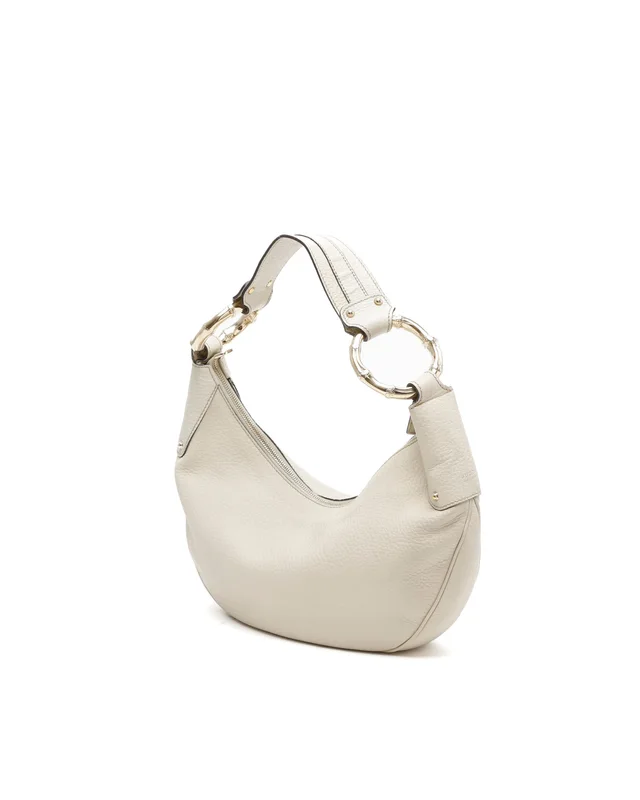 Gucci Bamboo Ring Half Moon Hobo Bag in Caviar leather from A Retro Tale, photo 3 of 8