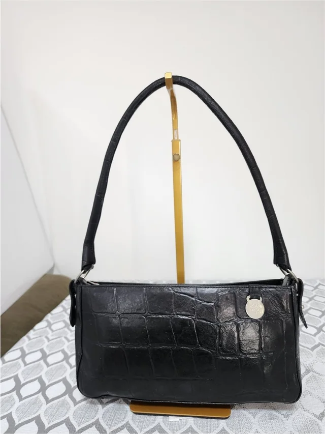 Mulberry Embossed Leather Shoulder Bag Black in black Crocodile from Poshmark