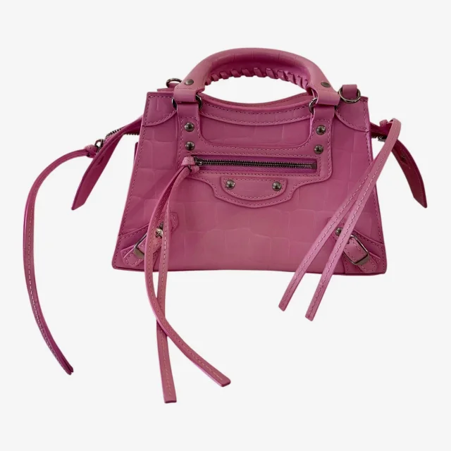 Balenciaga Mini Pink City Bag in Pink from Luxury Promise