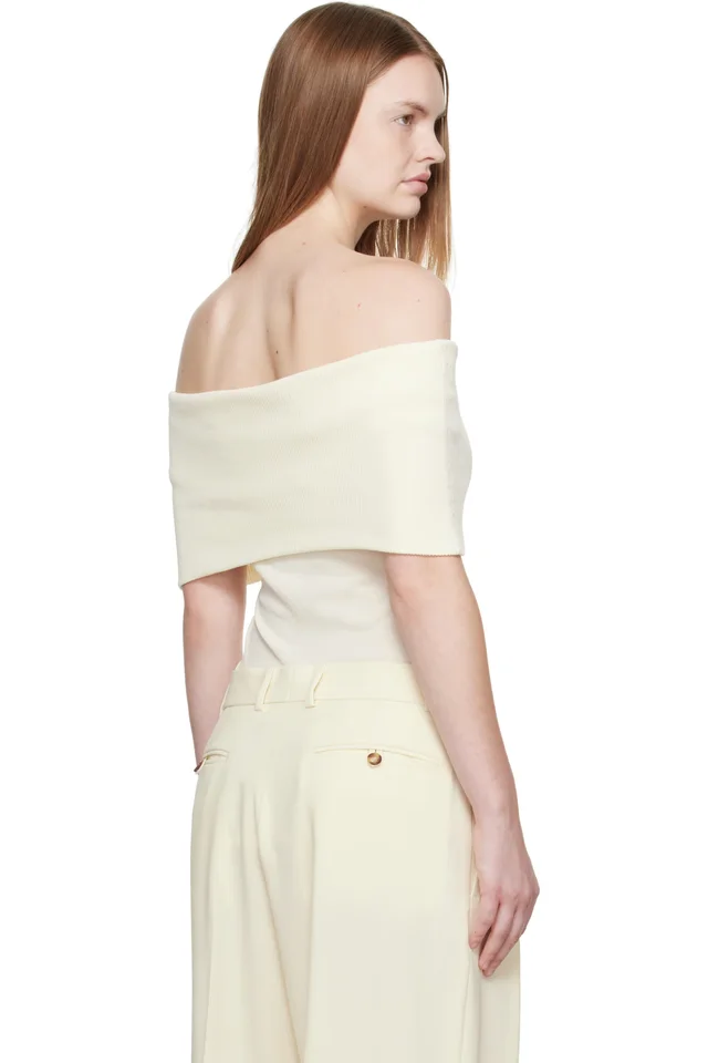 La Collection Off-White Scarlet Top, photo 3 of 5 from SSENSE