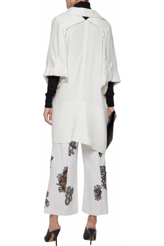 Roland Mouret Paneled Cutout Cotton-Blend Jacket, photo 3 of 4 from THE OUTNET