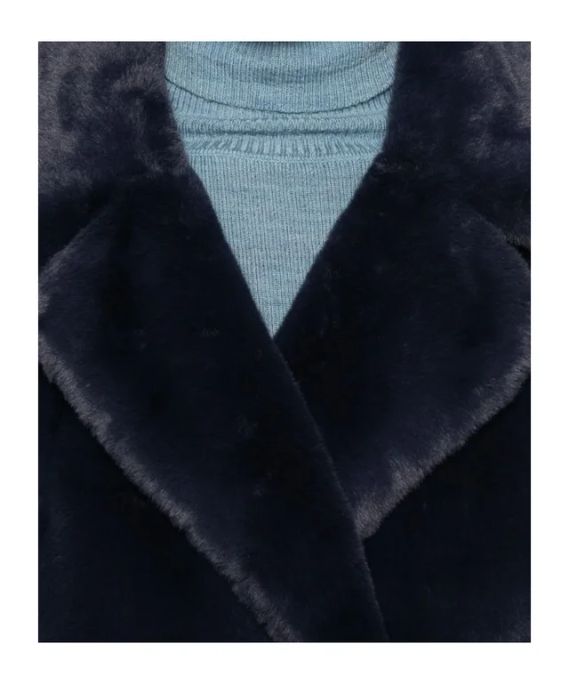 Herno Double-breasted faux fur coat, photo 4 of 5 from SENSER