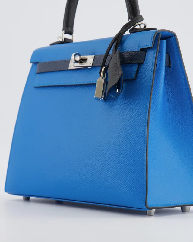 Hermès Kelly II Tricolour 25 Sellier Bag in Black Epsom leather from Sellier, photo 14 of 21