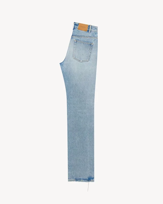 Saint Laurent nico low-rise straight jeans, photo 2 of 9 from SENSER