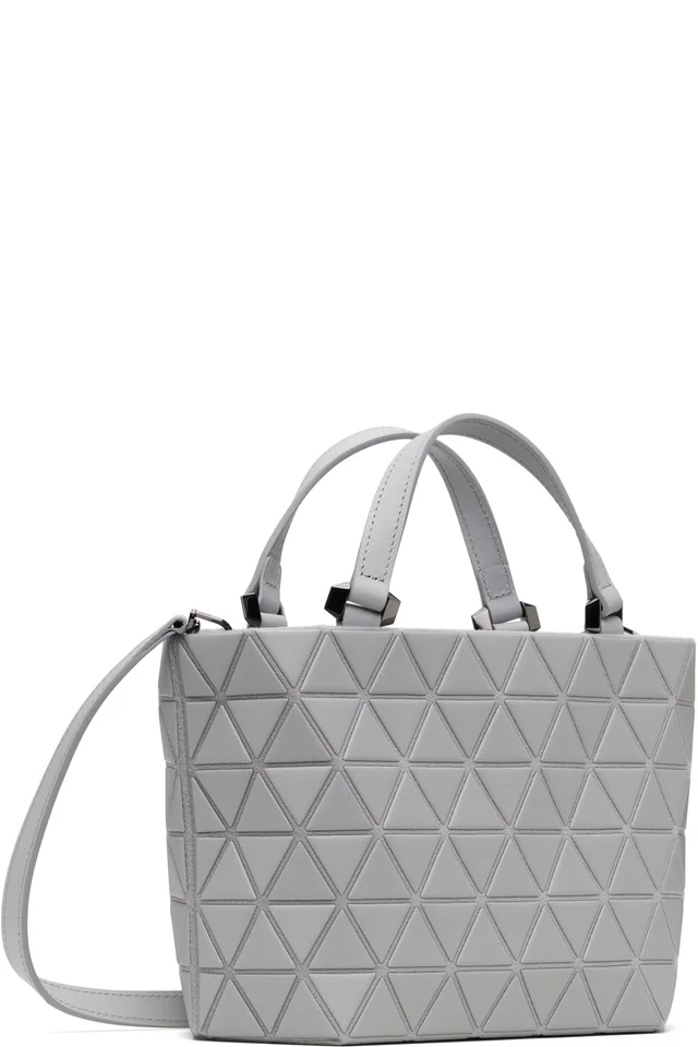 BAO BAO ISSEY MIYAKE Gray Crystal Matte Bag, photo 3 of 4 from SSENSE