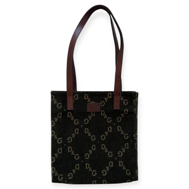 Dolce & Gabbana Women's Tote bags - Brown/Khaki in gold|brown|red|neutral from Depop, photo 1 of 1