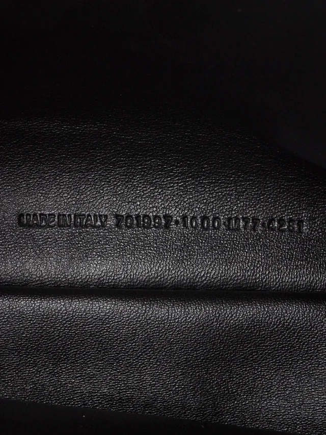 Balenciaga Black Satin Leopalda Pochette Bag in Black Satin from Yoogis, photo 9 of 10