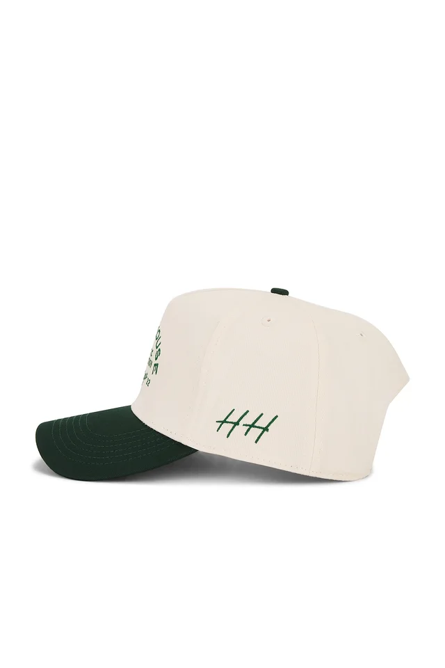 Huega House Athletic Association Hat in Green & Natural, photo 3 of 3 from REVOLVE (Canada)