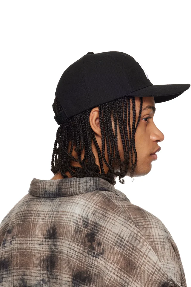 R13 Black Logo Baseball Cap, photo 3 of 3 from SSENSE