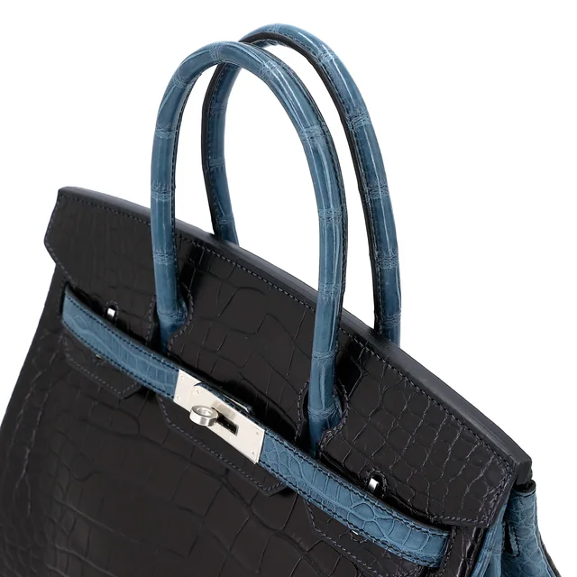 Hermès Birkin 30 Noir (89) Colvert (1P) in Black Crocodile from Ginza Xiaoma, photo 3 of 4
