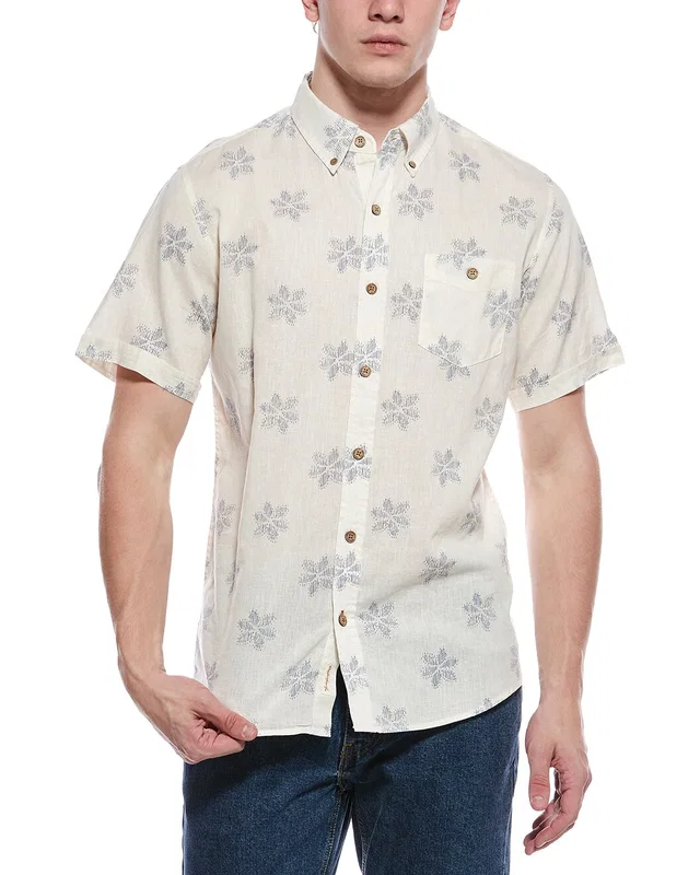 WEATHERPROOF VINTAGE Linen-Blend Shirt, image 1 of 1 from Gilt