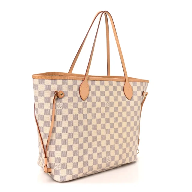 Louis Vuitton Damier Azur Neo Neverfull MM in Canvas from FASHIONPHILE, photo 3 of 10