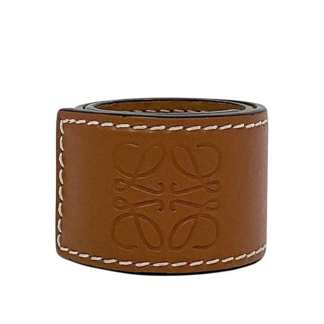 Loewe Bracelet Brown Anagram Leather in brown|red Leather from Poshmark