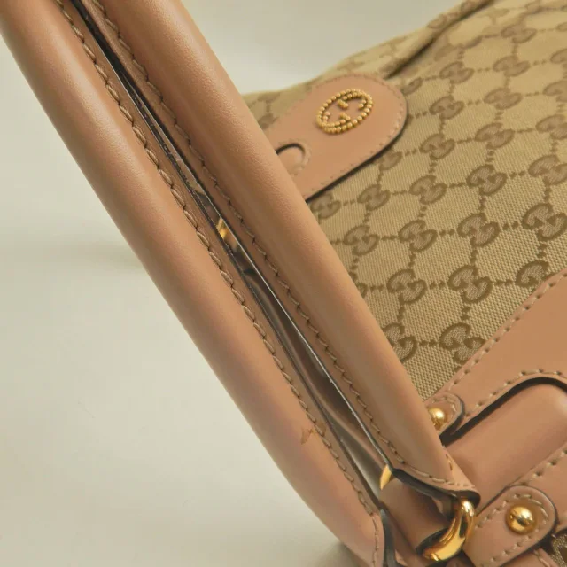 Gucci GG Canvas Tote Bag in Beige Canvas from LuxUness, photo 8 of 8