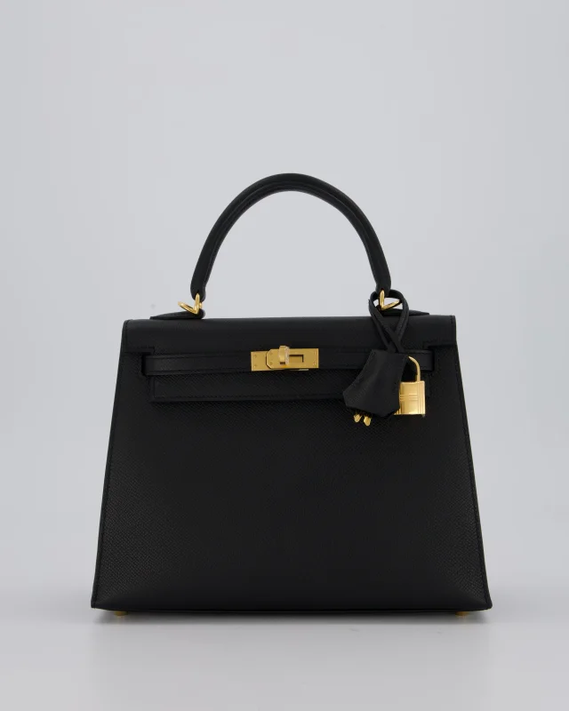 Hermès Kelly 25 Sellier Bag in Black Epsom leather from Sellier, photo 2 of 24