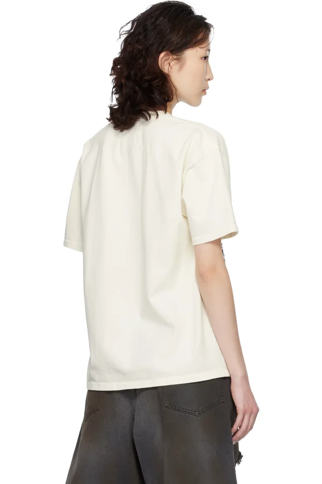 Rhude Off-White USA Sailing Icon T-shirt, photo 3 of 4 from SSENSE