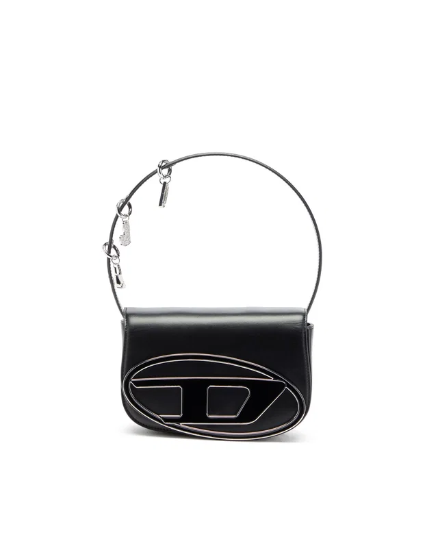 Diesel 1dr Charms Shoulder Bag — Black Pmu in Black Leather from HEWI