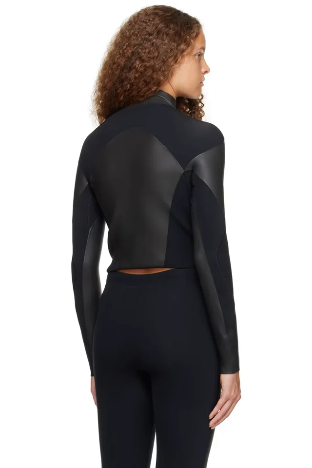 Haydenshapes by Dion Lee SSENSE Exclusive Black & Gray Long Sleeve T-Shirt, photo 3 of 4 from SSENSE