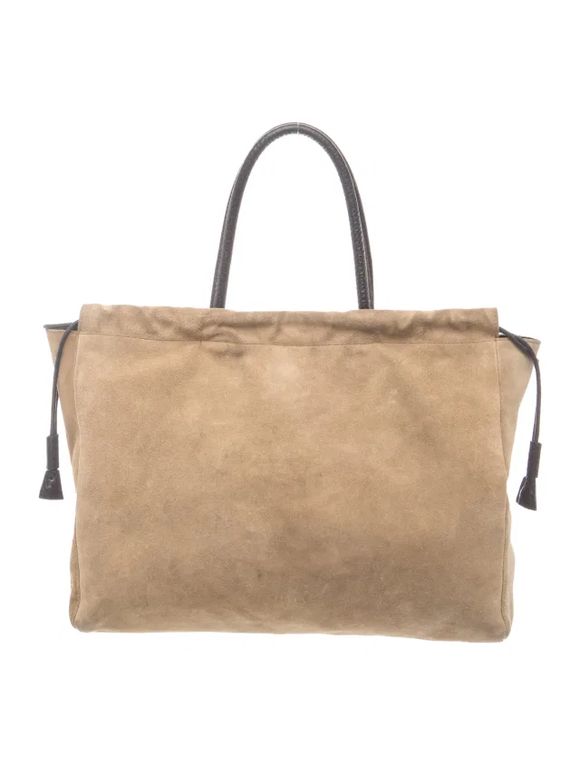 Furla Suede Top Handle Bag in Suede from The RealReal
